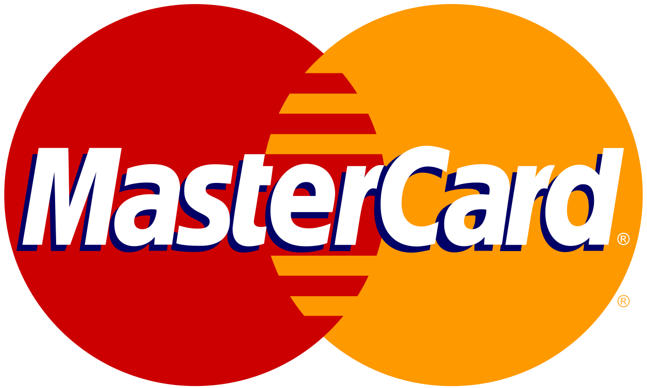 A red, yellow and orange mastercard logo.
